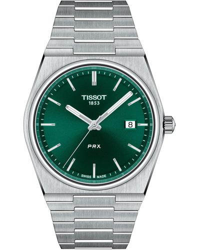 Tissot S Prx 316l Stainless Steel Case Quartz Watch - Gray