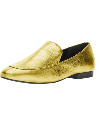 Kenneth Cole New York Westley Slip On Loafer Flat Slip-on - Metallic