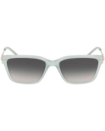 DKNY Dk713s Rectangular Sunglasses - Black