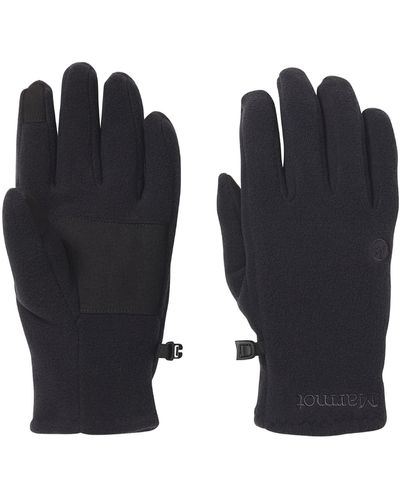 Marmot Unixex Rocklin Fleece Cold Weather Gloves - Blue