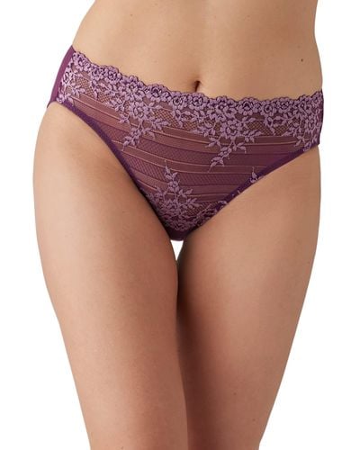 Wacoal Embrace Lace Hi-cut Brief Panty - Purple