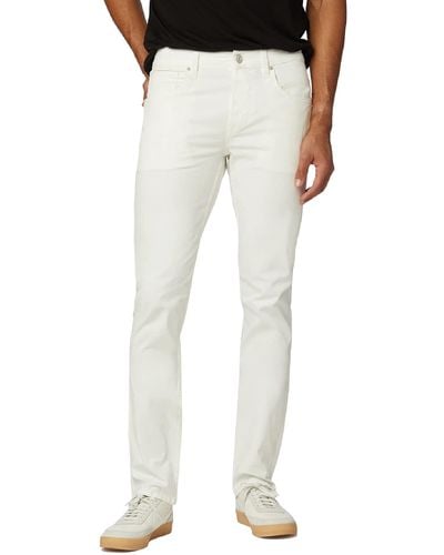 Hudson Jeans Blake Slim Straight Twill Pant Rp - White