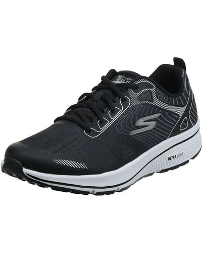 Skechers S Gorun Con Track Running Shoes Black/white 6.5