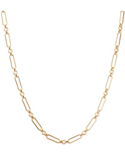 Lucky Brand Chain Link Collar Necklace - Metallic