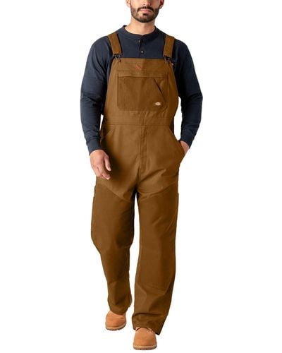 Dickies Tradebuilt Wax Coated Canvas Double Front Bib - Multicolor