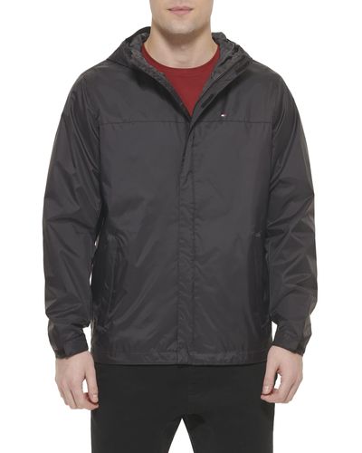 Tommy Hilfiger Klassische Polarfleecejacke mit Reißverschluss vorne Fleecejacke - Schwarz