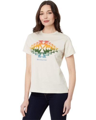 Pendleton Highland Peak Graphic T-shirt - White