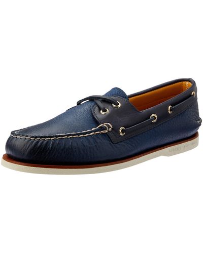Sperry Top-Sider Gold Cup Authentic Original 2-eye Boat Shoe - Blue