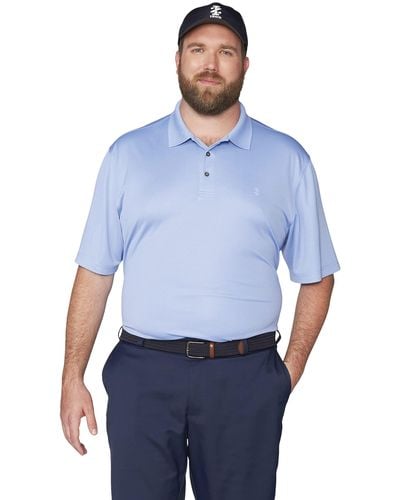 Izod Performance Golf Grid Polo - Blue
