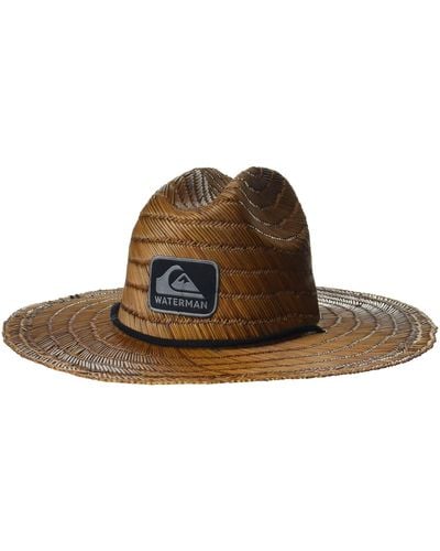 Quiksilver The Tier Lifeguard Beachh Straw Hat - Black