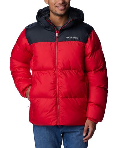 Columbia Puffect Hooded Jacket - Red