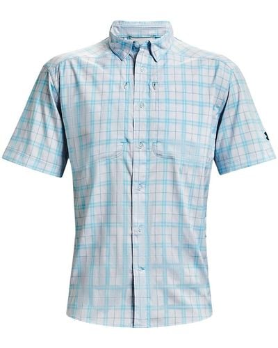 Under Armour Tide Chaser 2.0 Plaid Fish Short-sleeve T-shirt - Blue