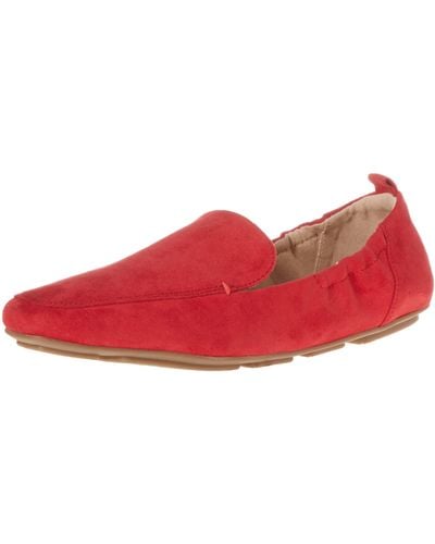 Amazon Essentials Square Toe Soft Loafers - Red