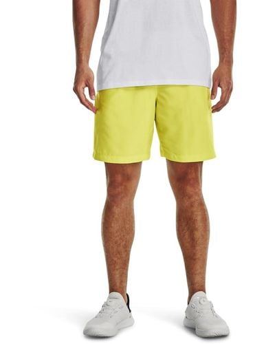 Under Armour Armor Woven Graphic Shorts - Yellow
