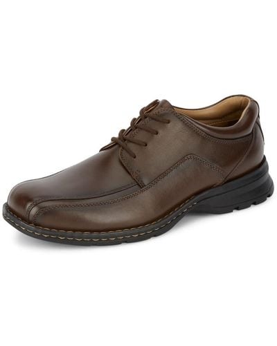 Dockers Trustee Leather Dress Casual Oxford Shoe - Brown