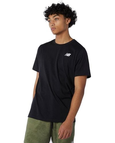 New Balance Heather Tech Short Sleeve in Gray for Men Lyst