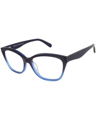 Rebecca Minkoff Lark 1 Rectangular Prescription Eyewear Frames - Blue
