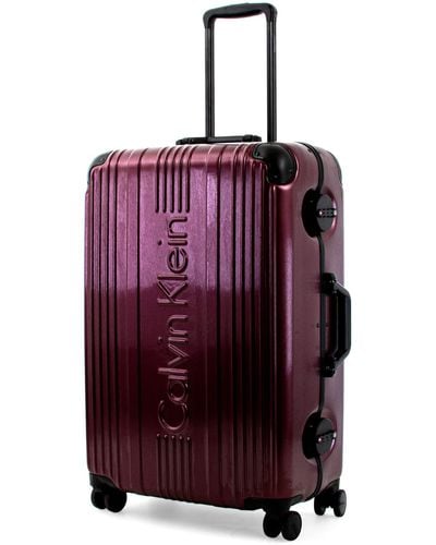 Calvin Klein Fulton 2.0 Hardside Spinner Luggage With Tsa Lock - Purple