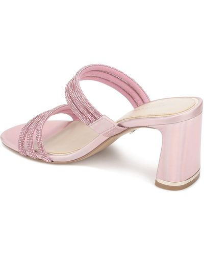 Kenneth Cole Amelia Flare Jewel Heeled Sandal - Pink