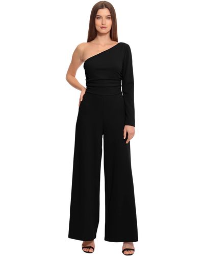 Maggy London Long Sleeve Occasion Dressy Jumpsuit - Black