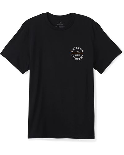 Brixton Pledge Long Sleeve Standard T-shirt - Black