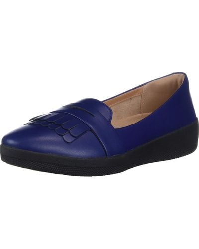 Fitflop S Loafer Flat - Blue
