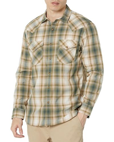 Pendleton Long Sleeve Snap Front Frontier Shirt - Gray