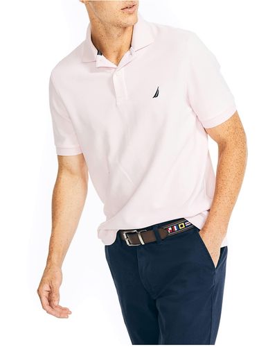 Nautica Sustainably Crafted Classic Fit Deck Polo,cradle Pink,xxl - White