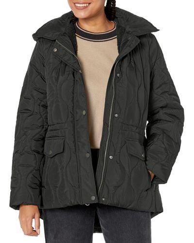 Lucky Brand Quilted Jacket - Black