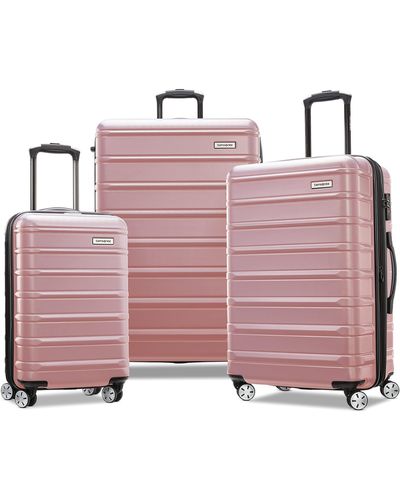 Samsonite Omni 2 Hardside Bagage Extensible avec roulettes pivotantes - Rose