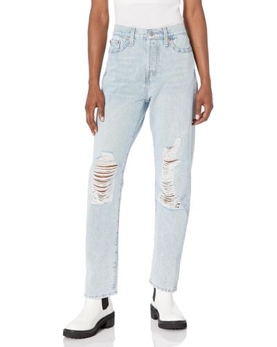Levi's Wedgie Straight Jeans, - Blue