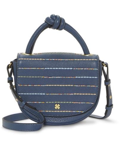 Lucky Brand Emmy Leather Crossbody Handbag - Blue