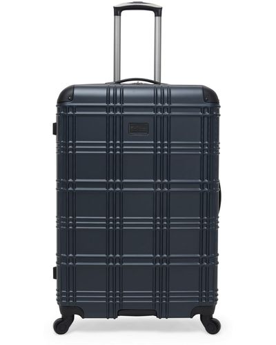 Ben Sherman Abs 4-wheel 3-piece Nested Set Luggage: 20" Carry-on - Blue