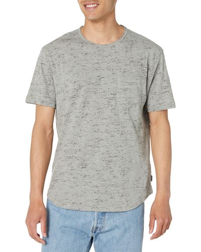 John Varvatos Cooper Short Sleeve Crew Tee Shirt - Gray