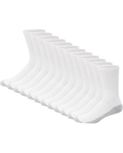 Hanes S Double Tough Socks - White