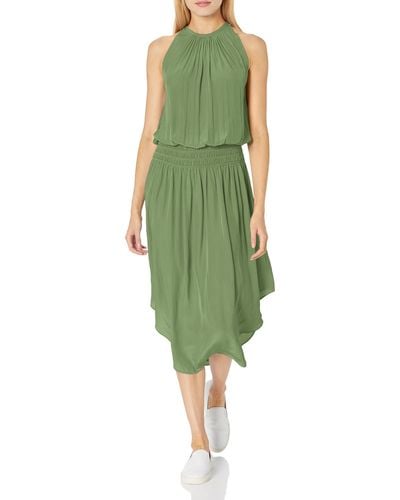 Ramy Brook Audrey Sleeveless Midi Dress - Green