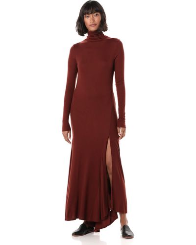 AG Jeans The Chels Maxi Dress - Rich Crimson - Red