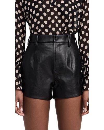7 For All Mankind Tailored Slouch Short - Black