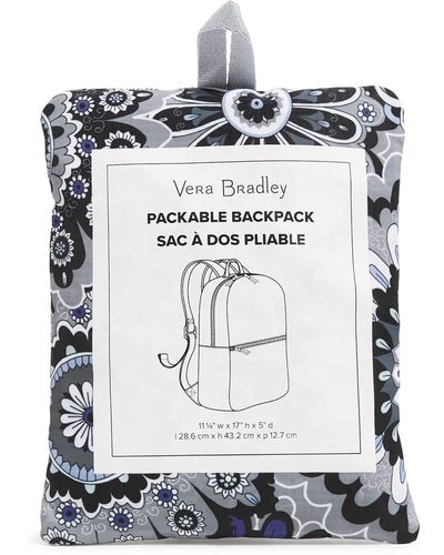Vera Bradley Ripstop Packable Backpack - White