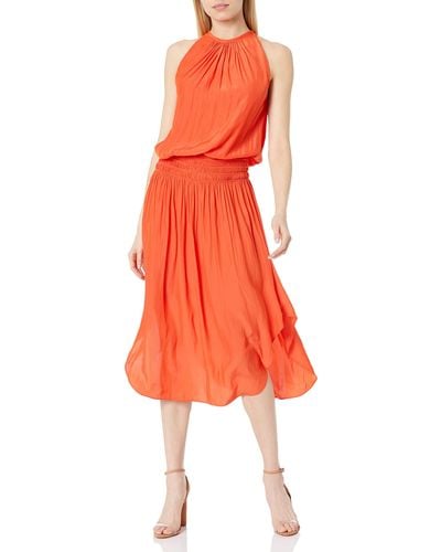 Ramy Brook Classic Audrey Dress - Orange