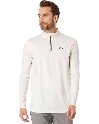 Oakley Gravity Range Sweatshirt Met Kwart Ritssluiting - Wit