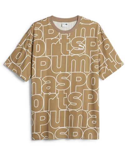 PUMA Graphics Tee 3 T-shirt - Natural