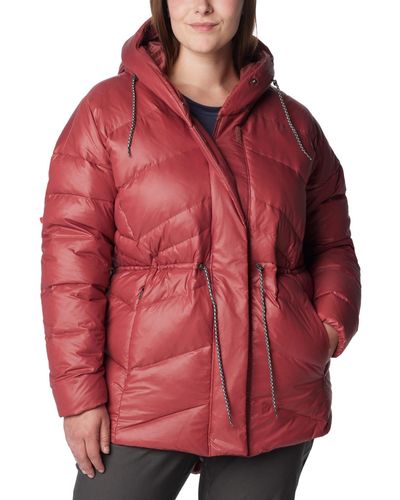 Columbia Icy Heights Ii Down Novelty Jacket - Red