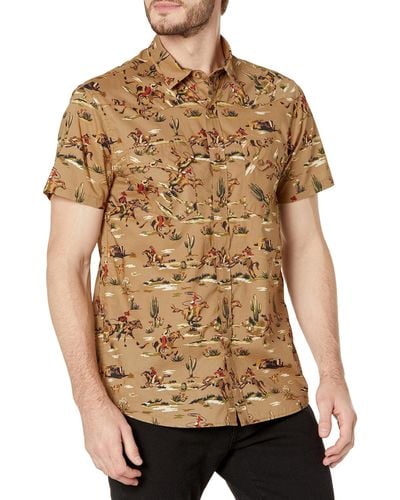 Pendleton Short Sleeve Laramie Shirt - Natural