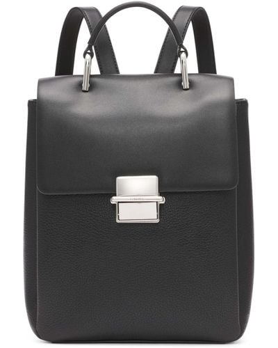 Calvin Klein Clove Triple Compartment Flap Backpack - Black