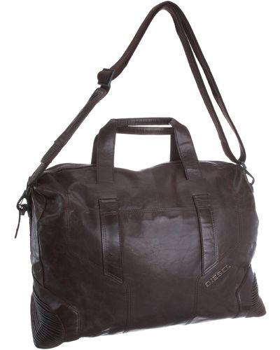 DIESEL Licence Travel Bag,bracken,one Size - Black