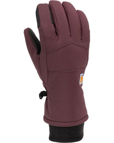 Carhartt Storm Defender Insulated Softshell Glove - Purple