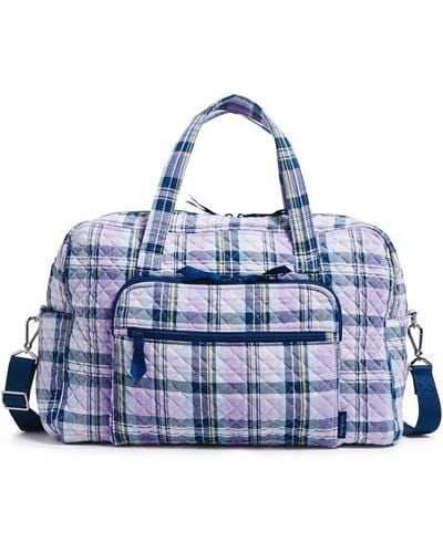 Vera Bradley Weekender Travel Bag - Blue