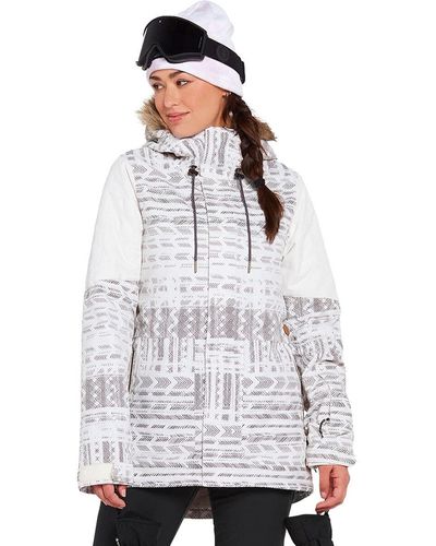 Volcom Shadow Insulated Snowboard Ski Winter Hooded Jacket - Multicolor