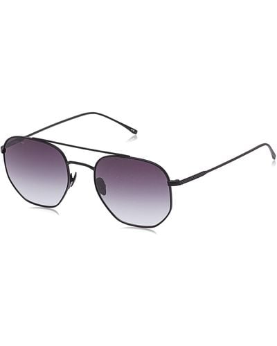 Lacoste L210s Square Sunglasses - Black